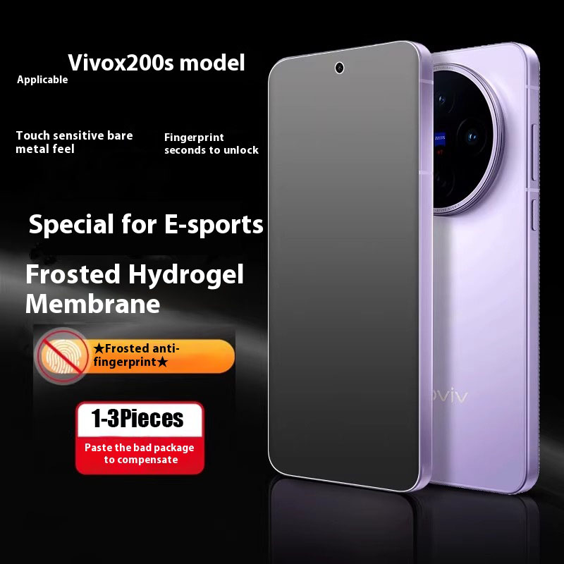 Vivo X200 - Film Hydrogel mat à couverture complète,