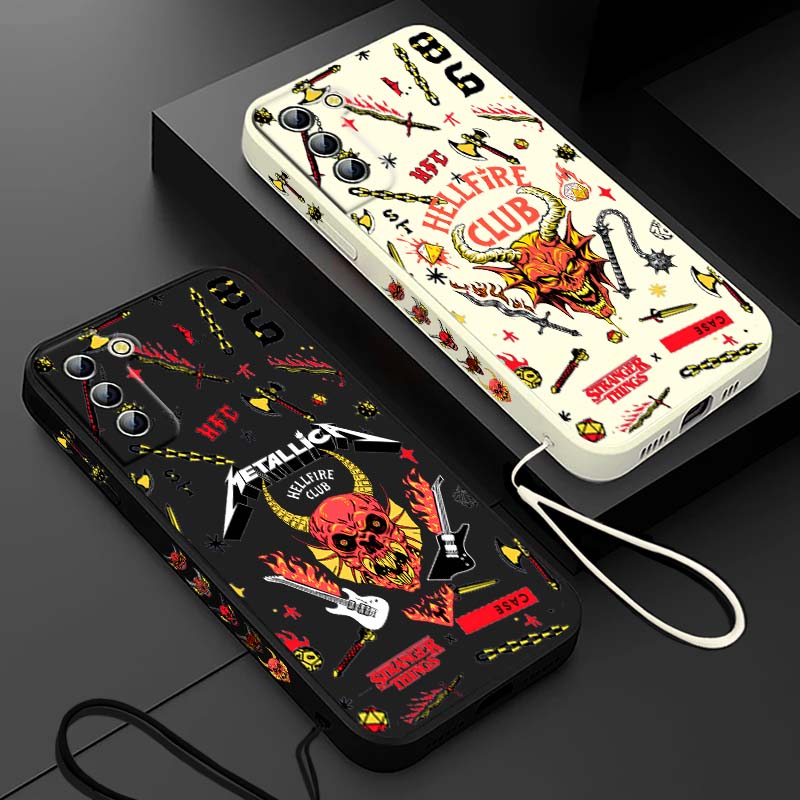 Samsung Galaxy S24 - Coque de téléphone liquide avec cordon