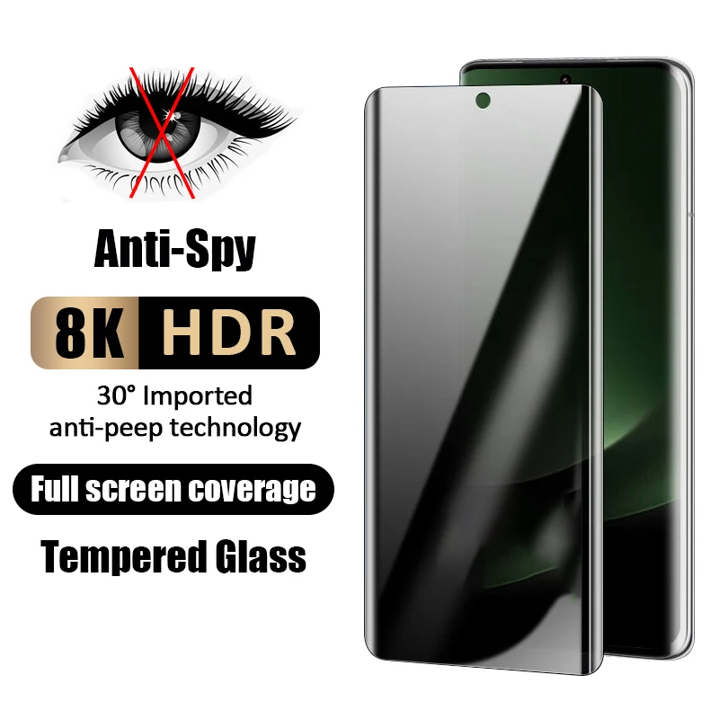 Curved Edge Screen - Protecteur d'écran anti-espion à bord incurvé