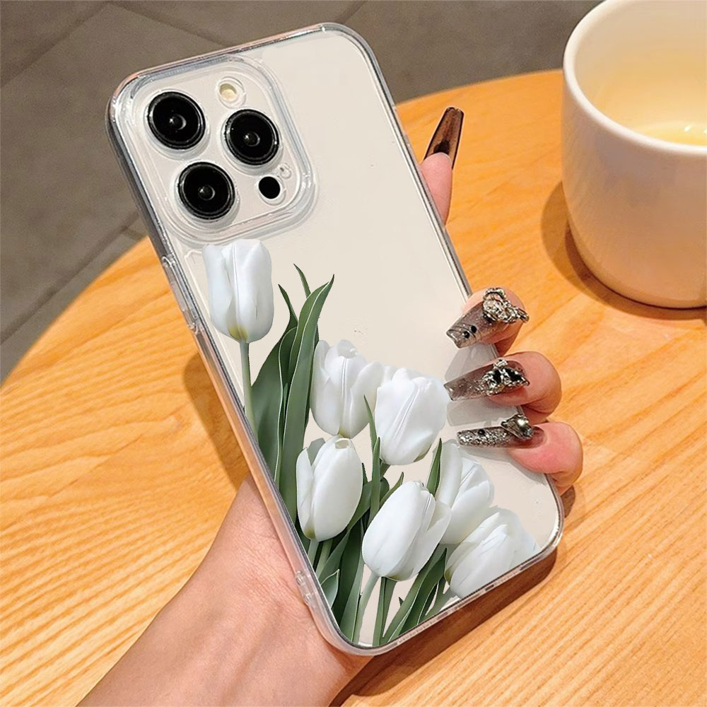 Apple Iphone 15 - Coque de téléphone à motif floral