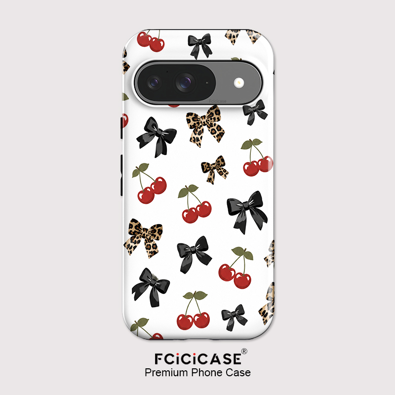 Google Pixel 8A - Coque de téléphone Fcicicase Bow Knots