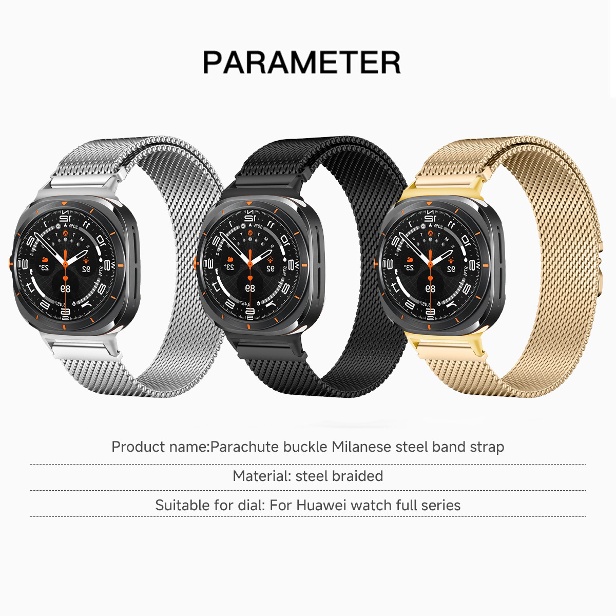Bracelet en acier inoxydable m - Anti Blue Light Film avis et prix